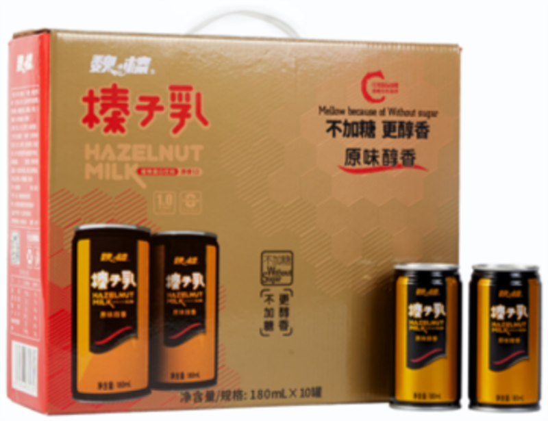 原香榛子乳180mlx10罐